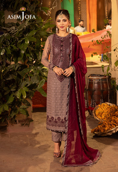 Asim Jofa | Chamak Damak Festive 24 | AJCD-15 - Hoorain Designer Wear - Pakistani Ladies Branded Stitched Clothes in United Kingdom, United states, CA and Australia