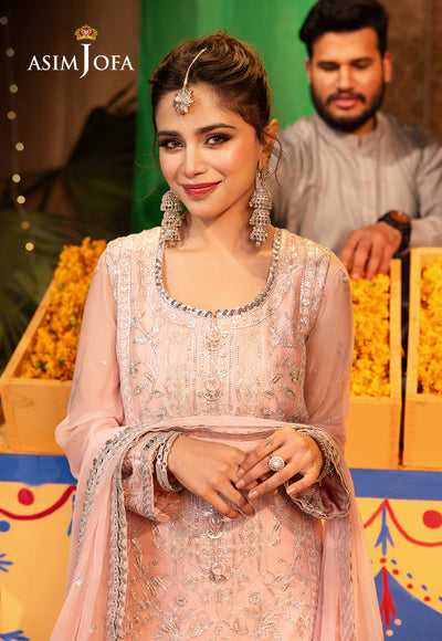 Asim Jofa | Chamak Damak Festive 24 | AJCD-14 - Hoorain Designer Wear - Pakistani Ladies Branded Stitched Clothes in United Kingdom, United states, CA and Australia