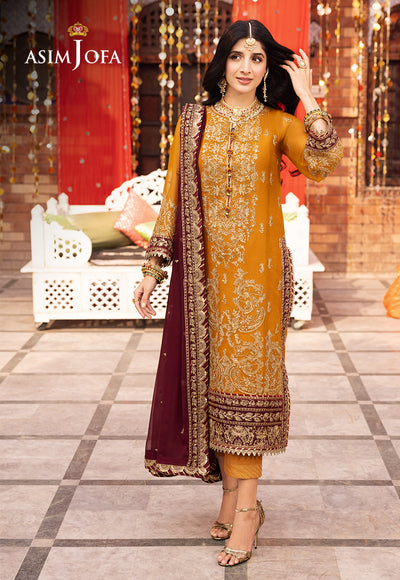 Asim Jofa | Chamak Damak Festive 24 | AJCD-30 - Hoorain Designer Wear - Pakistani Ladies Branded Stitched Clothes in United Kingdom, United states, CA and Australia