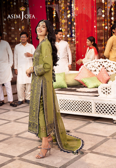 Asim Jofa | Chamak Damak Festive 24 | AJCD-10 - Hoorain Designer Wear - Pakistani Ladies Branded Stitched Clothes in United Kingdom, United states, CA and Australia