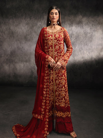 Rajbari | Sage Chiffon Edit | Rouge