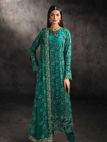 Rajbari | Sage Chiffon Edit | Opulance