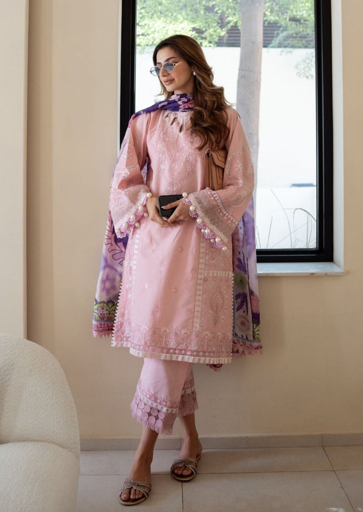 Sadaf Fawad Khan | Lawn 24 | Gina (A) - Hoorain Designer Wear - Pakistani Designer Clothes for women, in United Kingdom, United states, CA and Australia