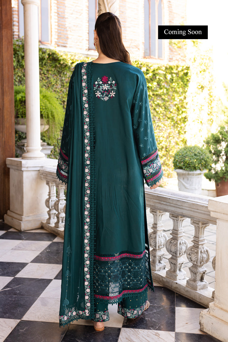 Marjjan | Ruhi Embroidered Lawn | MLL-03 B