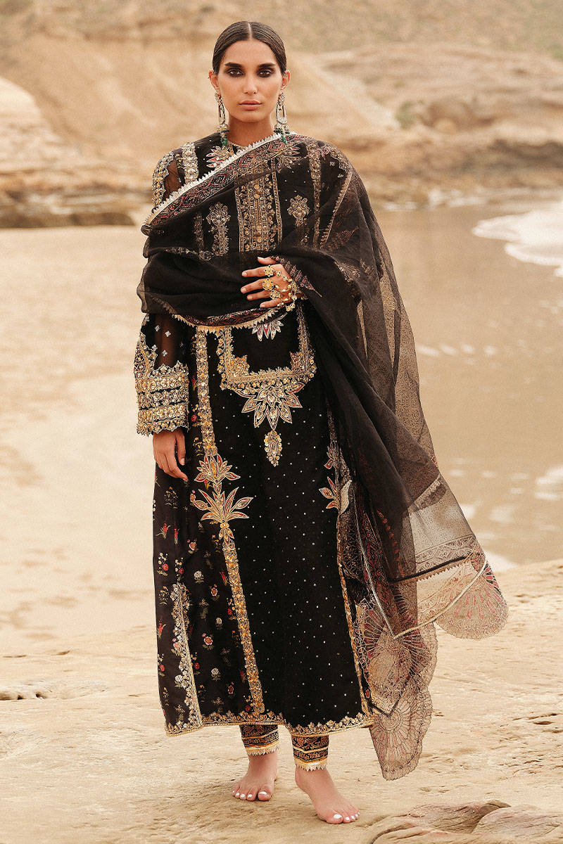 Bridals - Pakistani Ladies Bridal Dresses - United Kingdom  Tagged  "Organza, Black, MNR"  The Largest Luxury Seawolves Store