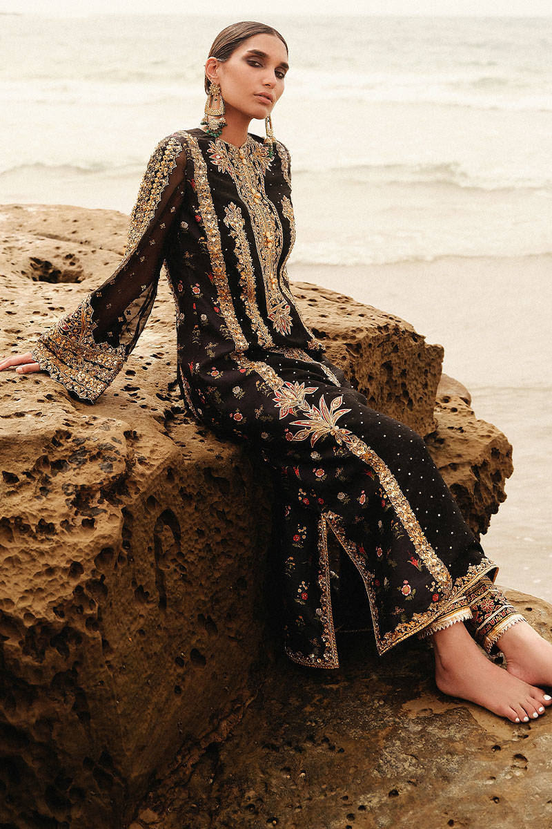 Bridals - Pakistani Ladies Bridal Dresses - United Kingdom  Tagged  "Organza, Black, MNR"  The Largest Luxury Seawolves Store