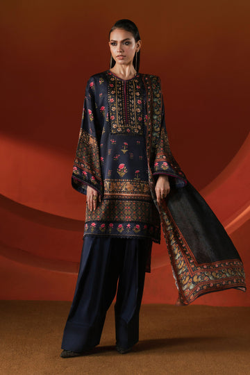 Maria B | Luxury Pret Pre Fall | MPS-EF26-07R1-Blue