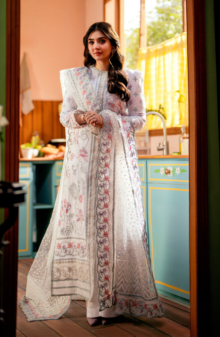Maryum N Maria | Luxury Lawn 24 |  Fatin - Hoorain Designer Wear - Pakistani Ladies Branded Stitched Clothes in United Kingdom, United states, CA and Australia