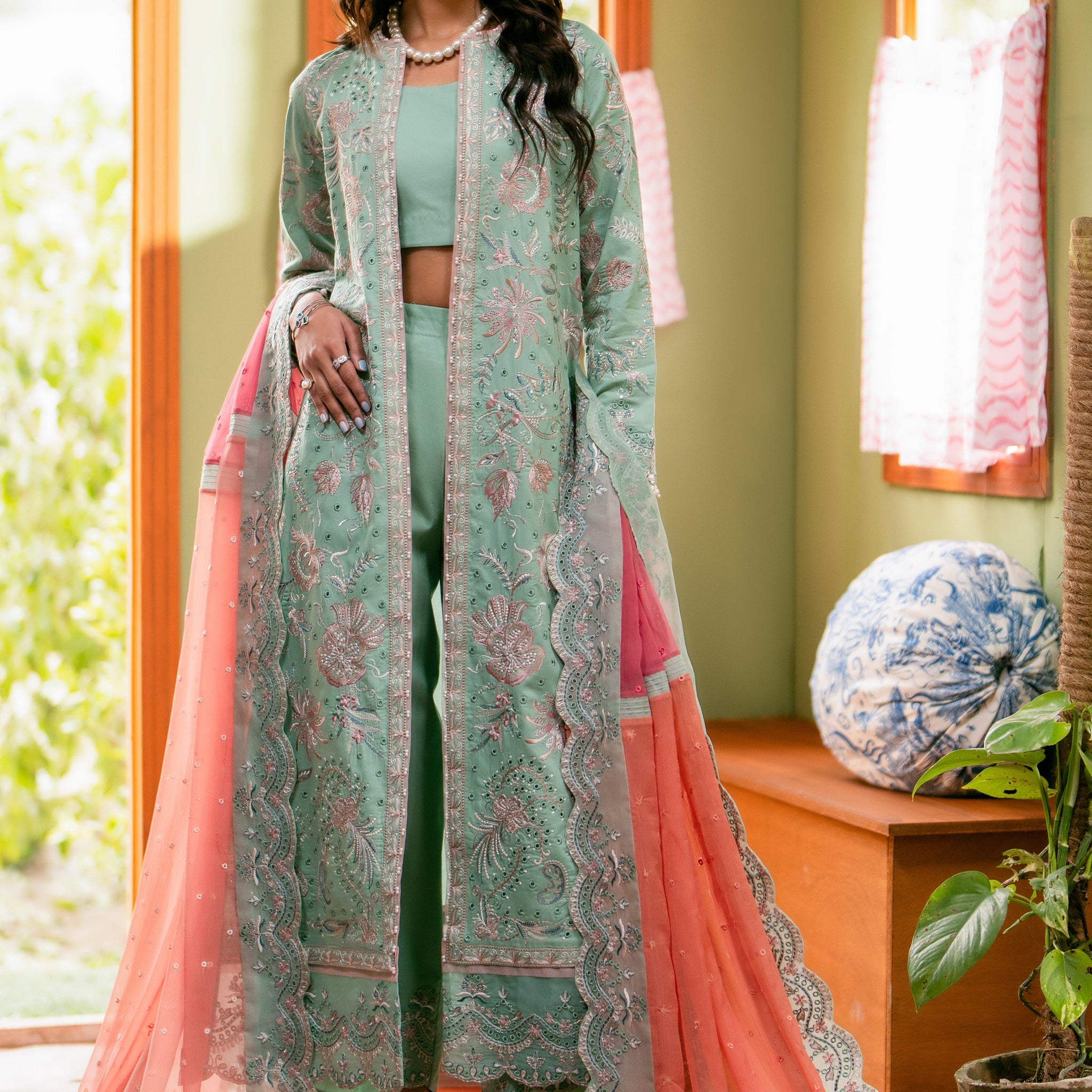 Maryum N Maria | Luxury Lawn 24 | Maye - Pakistani Clothes for women, in United Kingdom and United States