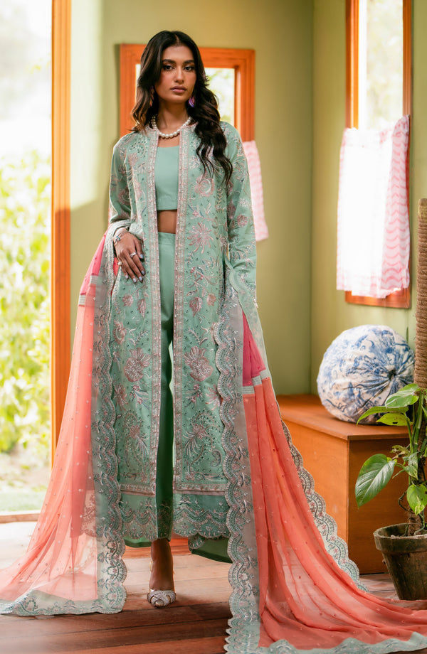 Maryum N Maria | Luxury Lawn 24 | Maye - Hoorain Designer Wear - Pakistani Ladies Branded Stitched Clothes in United Kingdom, United states, CA and Australia