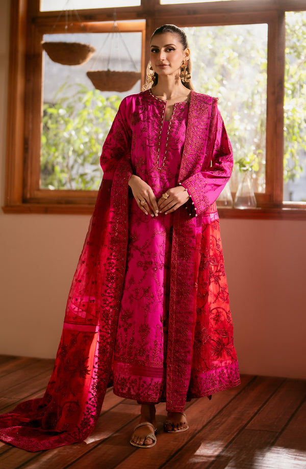 Maryum N Maria | Luxury Lawn 24 | Mona - Hoorain Designer Wear - Pakistani Ladies Branded Stitched Clothes in United Kingdom, United states, CA and Australia