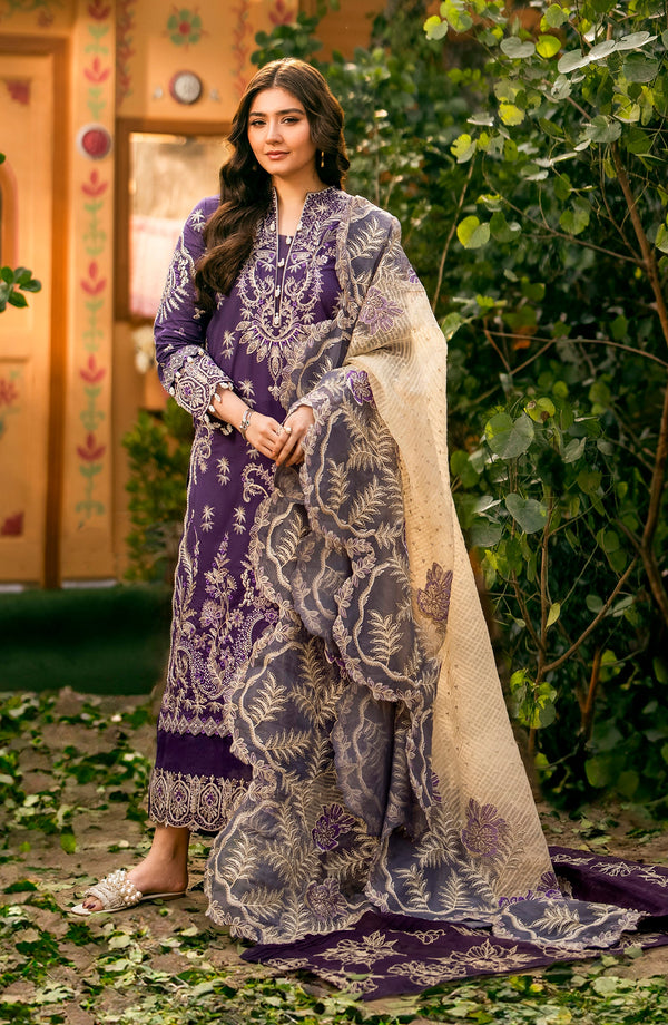 Maryum N Maria | Luxury Lawn 24 | Rahma - Hoorain Designer Wear - Pakistani Ladies Branded Stitched Clothes in United Kingdom, United states, CA and Australia