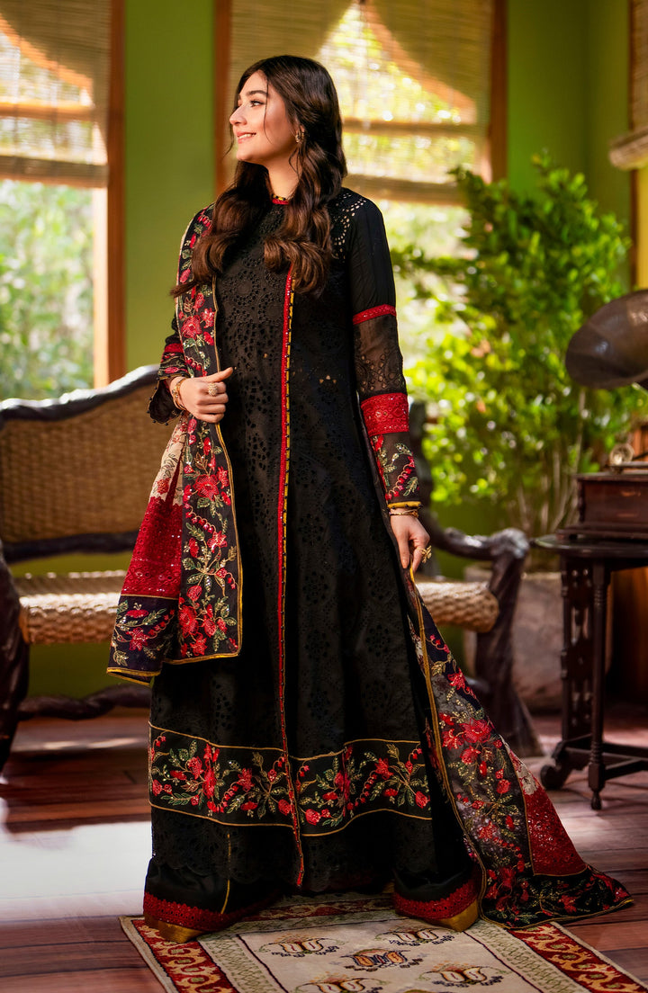 Maryum N Maria | Luxury Lawn 24 | Zayna - Hoorain Designer Wear - Pakistani Ladies Branded Stitched Clothes in United Kingdom, United states, CA and Australia