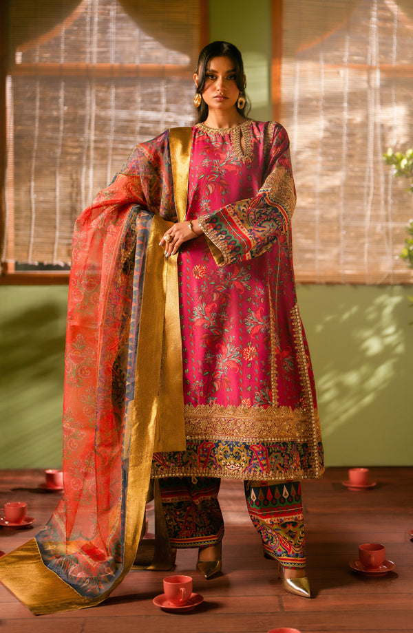 Maryum N Maria | Luxury Lawn 24 |  Tefnut - Hoorain Designer Wear - Pakistani Ladies Branded Stitched Clothes in United Kingdom, United states, CA and Australia