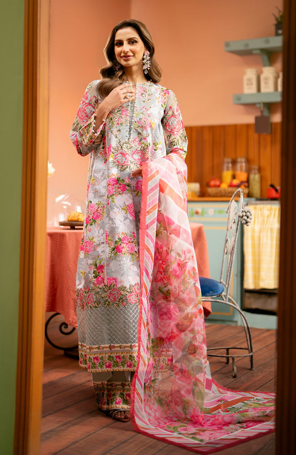 Maryum N Maria | Luxury Lawn 24 | Maya - Hoorain Designer Wear - Pakistani Ladies Branded Stitched Clothes in United Kingdom, United states, CA and Australia