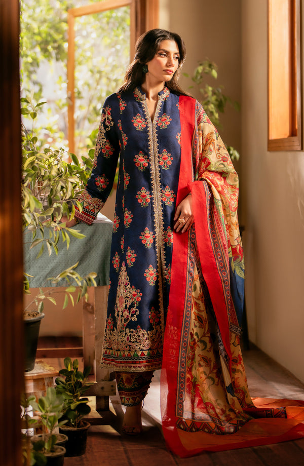 Maryum N Maria | Luxury Lawn 24 | Mariam - Hoorain Designer Wear - Pakistani Ladies Branded Stitched Clothes in United Kingdom, United states, CA and Australia