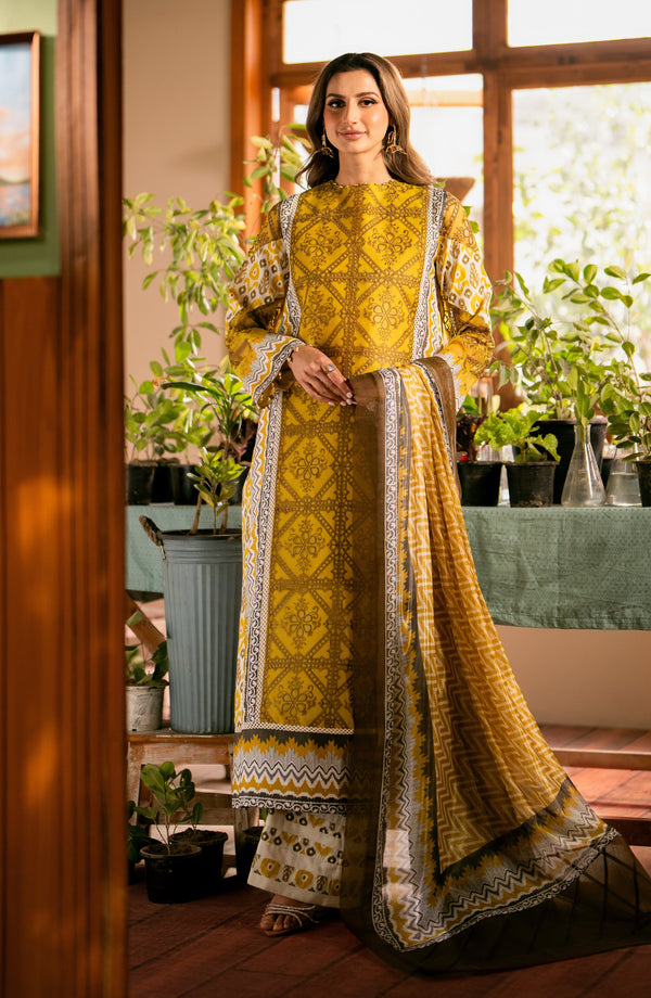 Maryum N Maria | Luxury Lawn 24 | Layla - Hoorain Designer Wear - Pakistani Designer Clothes for women, in United Kingdom, United states, CA and Australia