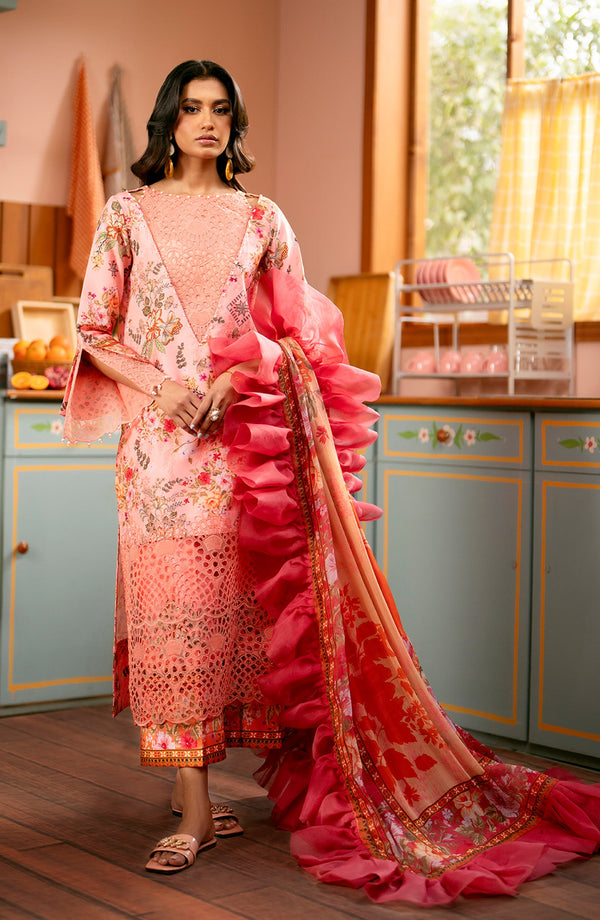 Maryum N Maria | Luxury Lawn 24 |  Sawera - Hoorain Designer Wear - Pakistani Designer Clothes for women, in United Kingdom, United states, CA and Australia
