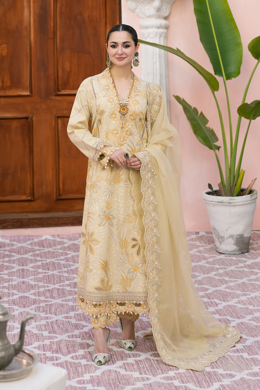 Maryum N Maria | Eid Luxury Lawn 25 | AFSANEH - MS50148