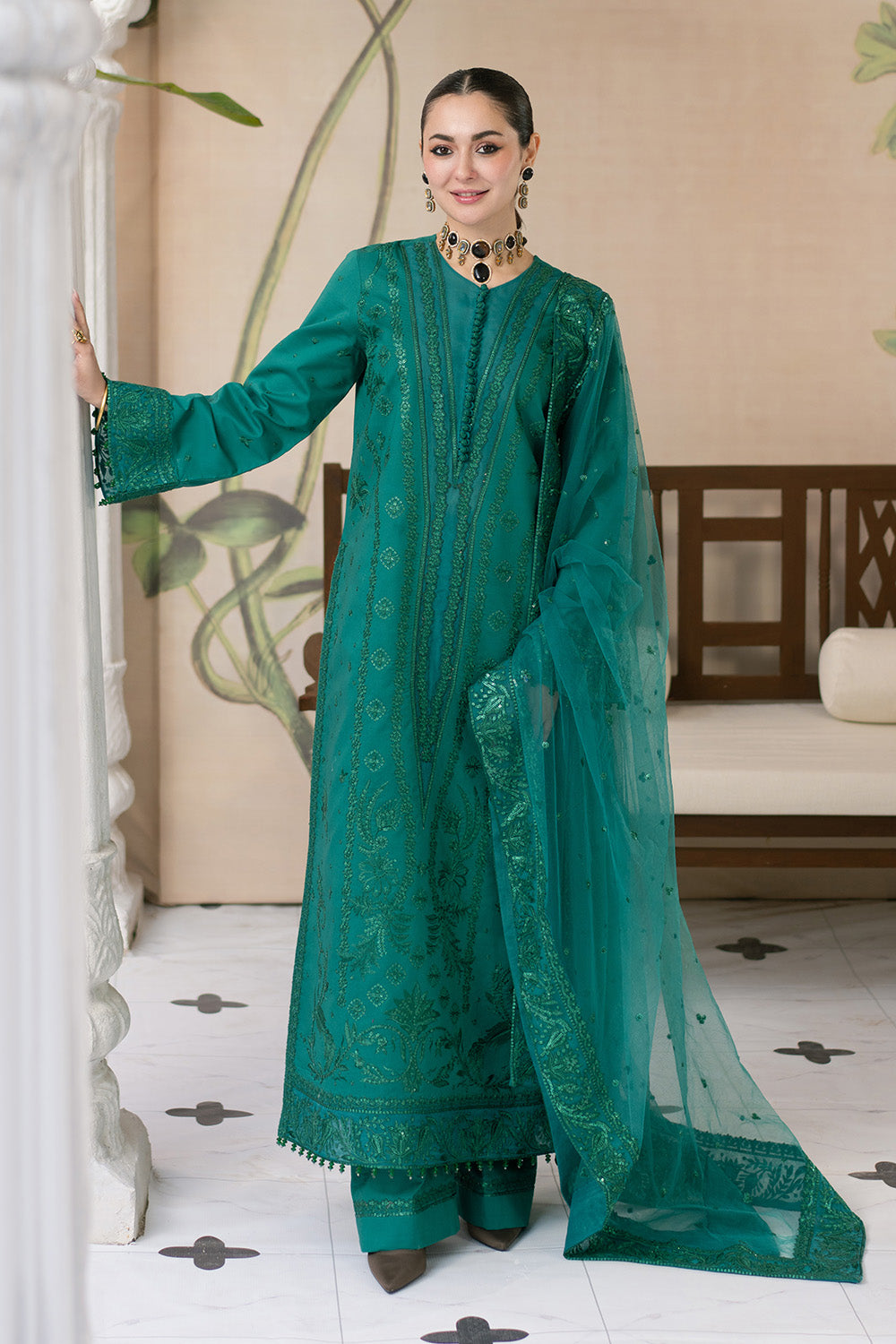 Maryum N Maria | Eid Luxury Lawn 25 | AFAREEN - MS50149