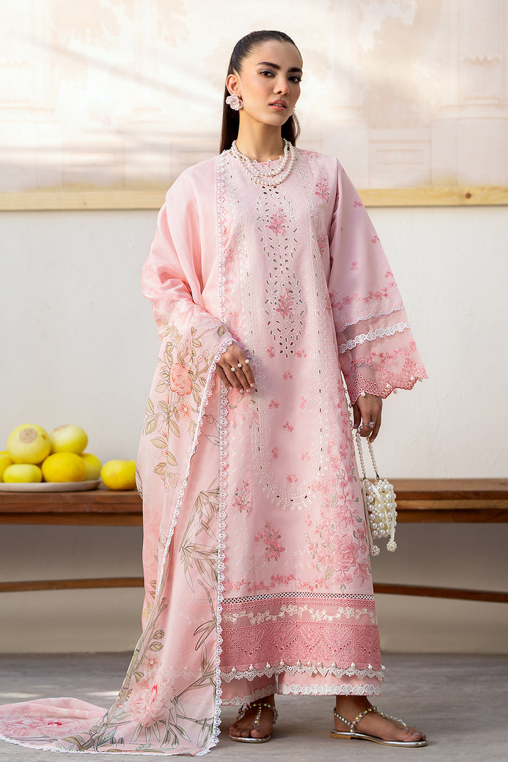 Saad Shaikh | Luxe Eid Lawn 24 | Pink Oasis - Pakistani Clothes for women, in United Kingdom and United States