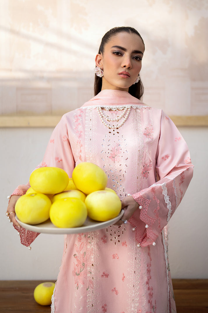 Saad Shaikh | Luxe Eid Lawn 24 | Pink Oasis - Pakistani Clothes for women, in United Kingdom and United States