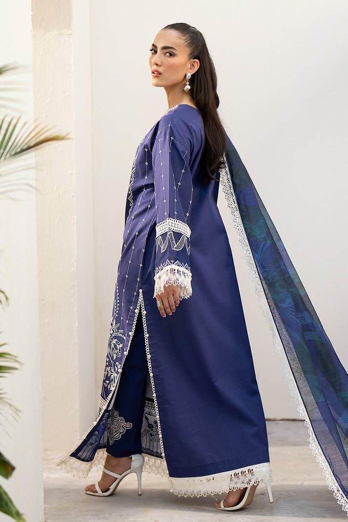 Saad Shaikh | Luxe Eid Lawn 24 | Tawny - Pakistani Clothes for women, in United Kingdom and United States