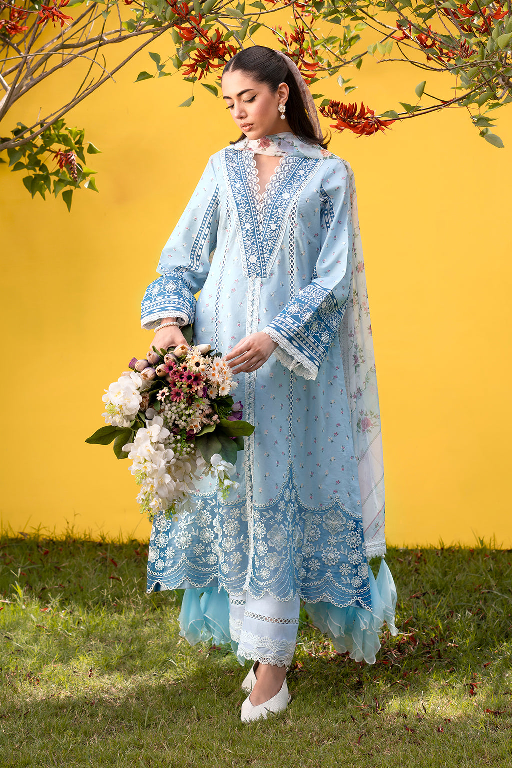 Sardinia | Cocktail Luxury Lawn | BLUEBELLS - Pakistani Clothes for women, in United Kingdom and United States