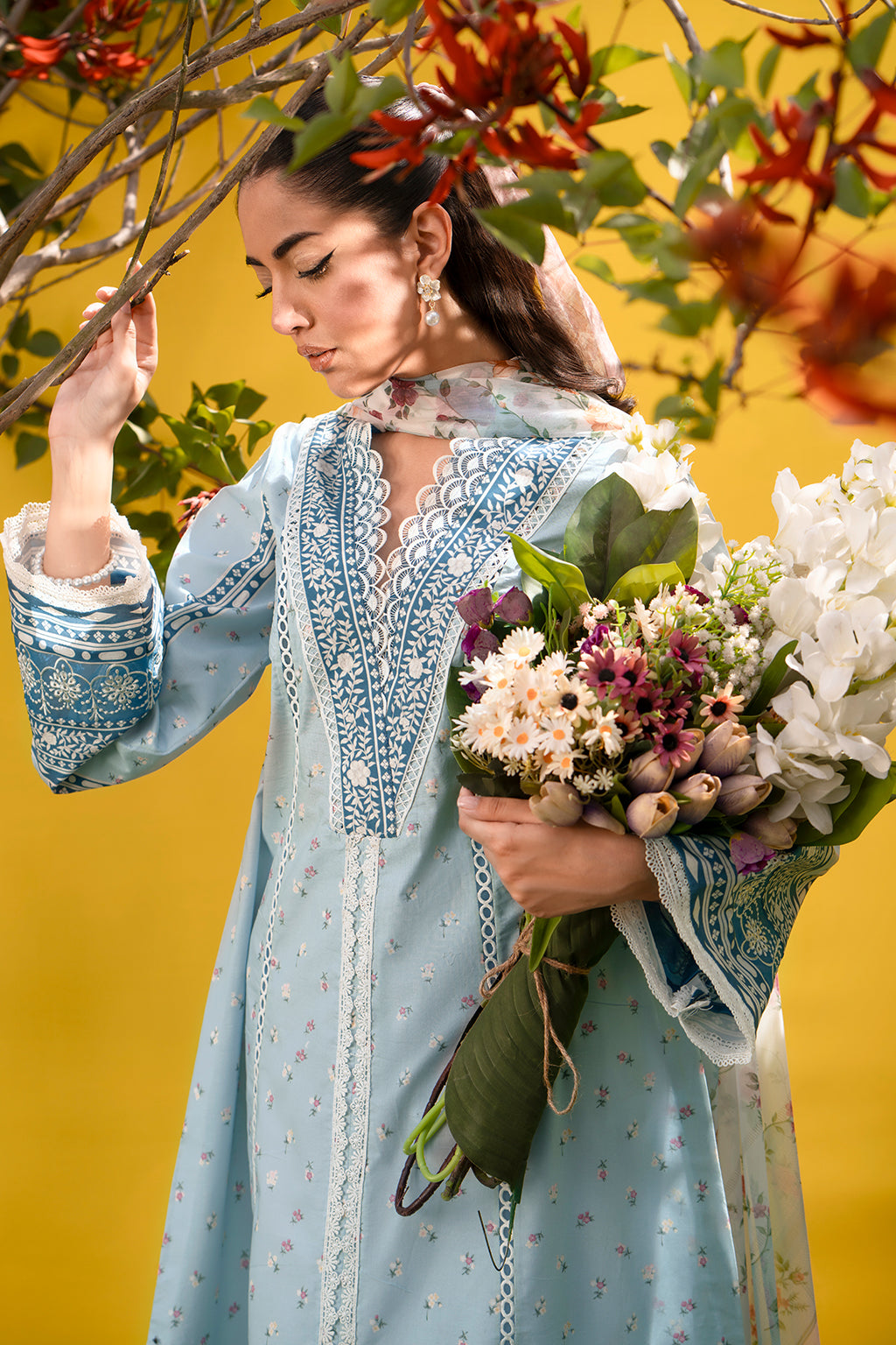 Sardinia | Cocktail Luxury Lawn | BLUEBELLS - Pakistani Clothes for women, in United Kingdom and United States