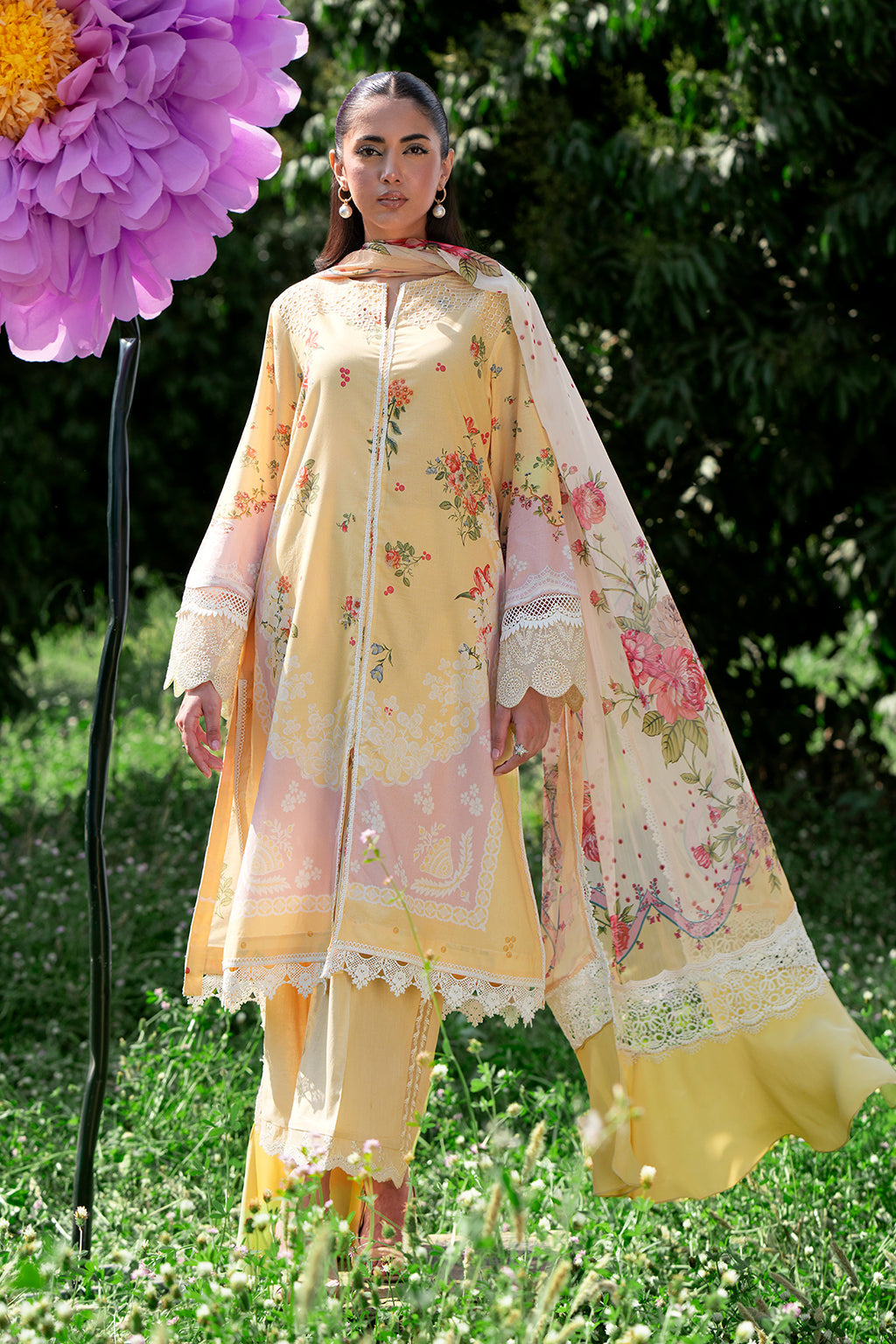 Sardinia | Cocktail Luxury Lawn | DAISY - Pakistani Clothes for women, in United Kingdom and United States