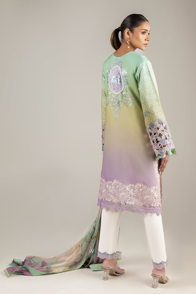 Mushq | Manaram Luxury Lawn 25 | Glittering Grace