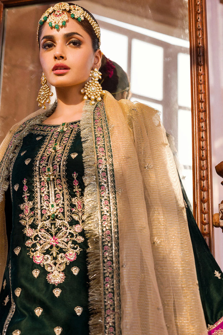 Motifz | Grand Velour Velvet Collection | 4403 - Hoorain Designer Wear - Pakistani Ladies Branded Stitched Clothes in United Kingdom, United states, CA and Australia