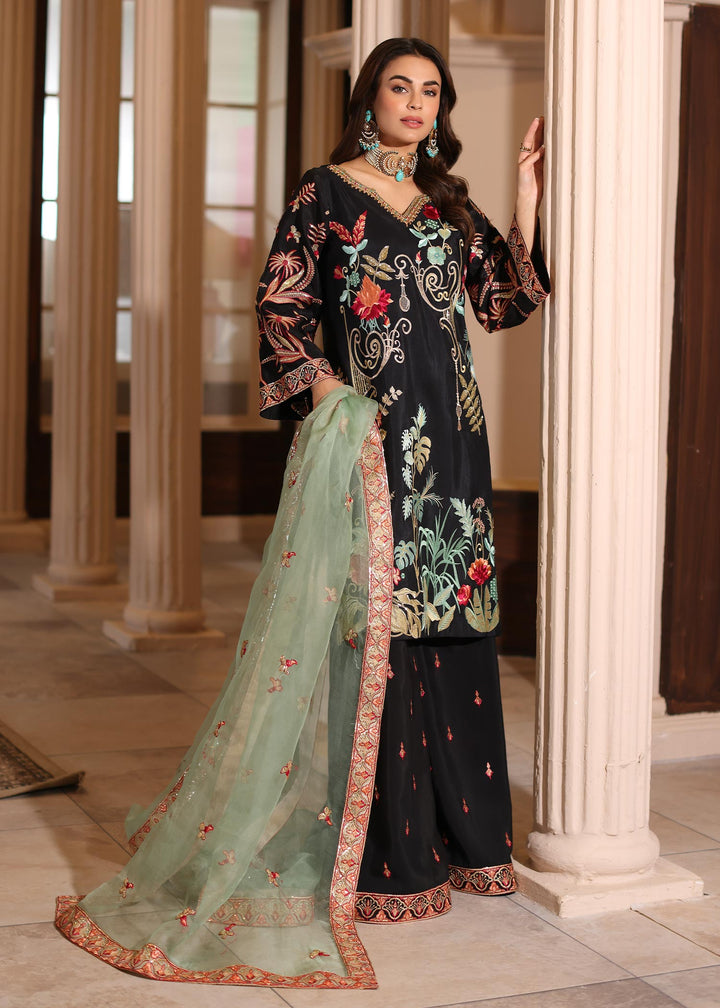 Waqas Shah | Meh-E-Nur | EMBER - Hoorain Designer Wear - Pakistani Ladies Branded Stitched Clothes in United Kingdom, United states, CA and Australia