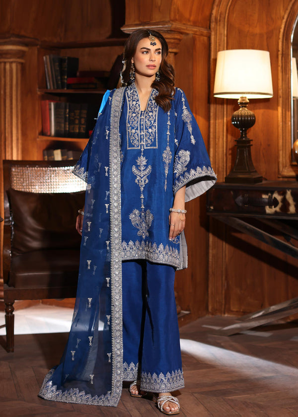 Waqas Shah | Meh-E-Nur | IRIS - Hoorain Designer Wear - Pakistani Ladies Branded Stitched Clothes in United Kingdom, United states, CA and Australia