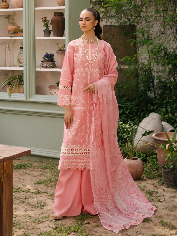 Mahnur | Masakali Luxury Lawn 24 | MK 03 - A - Hoorain Designer Wear - Pakistani Ladies Branded Stitched Clothes in United Kingdom, United states, CA and Australia