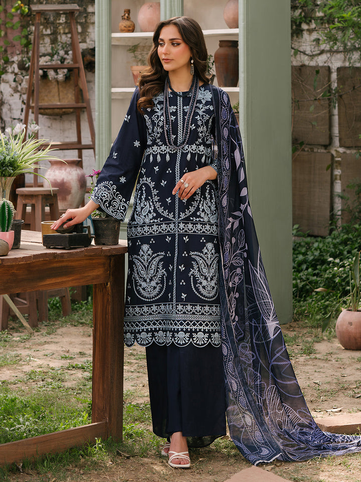 Mahnur | Masakali Luxury Lawn 24 | MK 03 - B - Hoorain Designer Wear - Pakistani Ladies Branded Stitched Clothes in United Kingdom, United states, CA and Australia