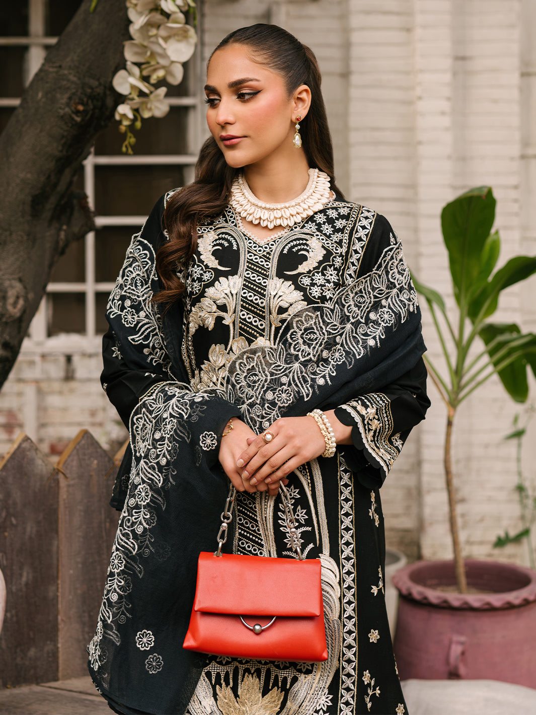 Mahnur | Masakali Luxury Lawn 24 | MK 04 - A - Pakistani Clothes for women, in United Kingdom and United States