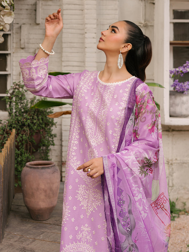 Mahnur | Masakali Luxury Lawn 24 | MK 05 - B - Hoorain Designer Wear - Pakistani Ladies Branded Stitched Clothes in United Kingdom, United states, CA and Australia