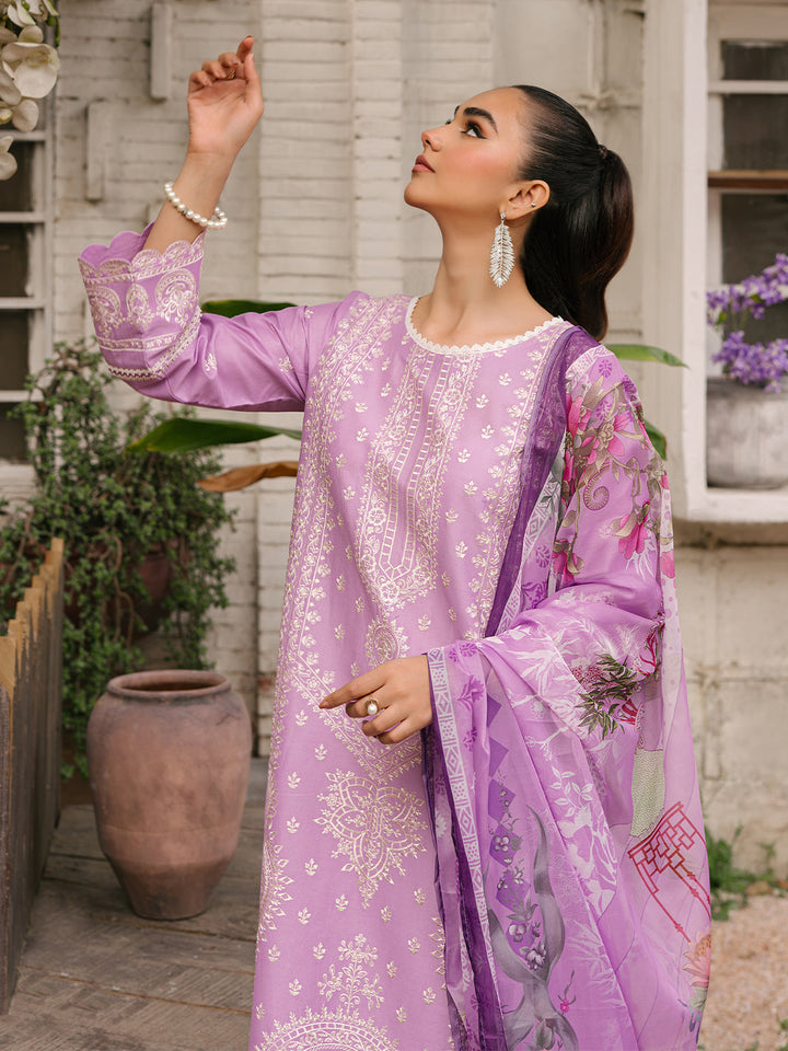 Mahnur | Masakali Luxury Lawn 24 | MK 05 - B - Pakistani Clothes for women, in United Kingdom and United States