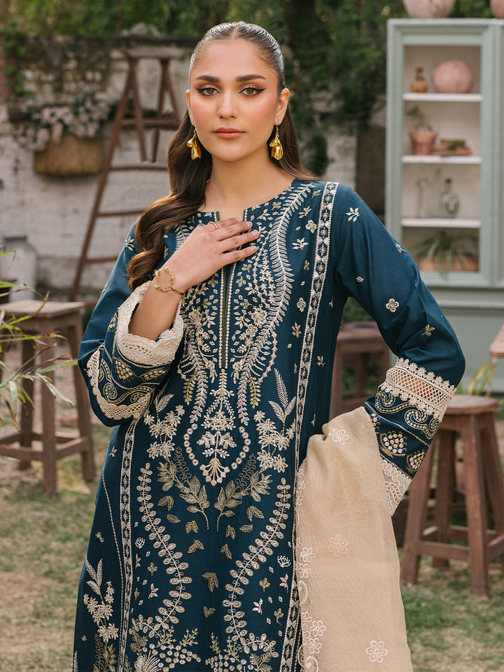 Mahnur | Masakali Luxury Lawn 24 | MK 01 - A - Hoorain Designer Wear - Pakistani Ladies Branded Stitched Clothes in United Kingdom, United states, CA and Australia