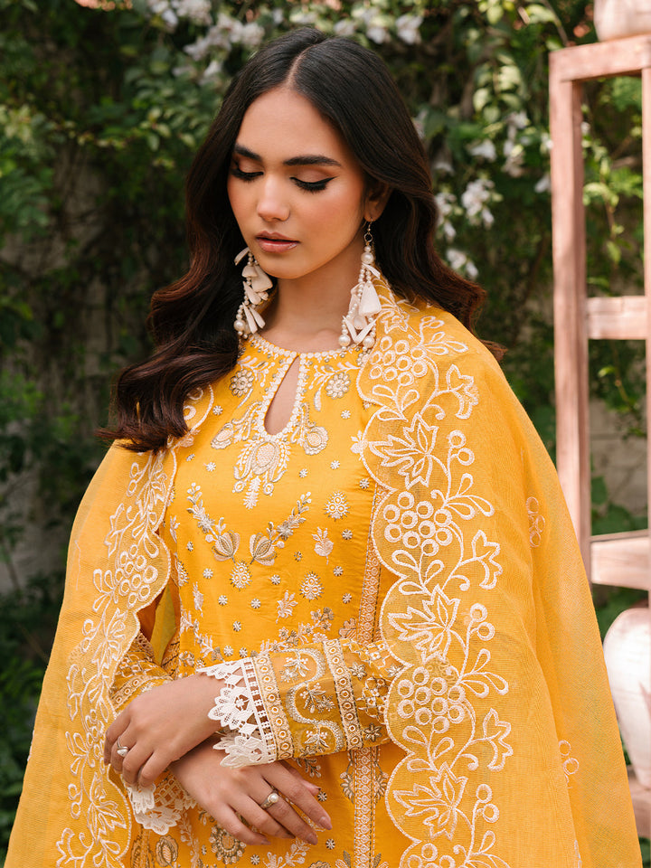 Mahnur | Masakali Luxury Lawn 24 | MK 06 - A - Hoorain Designer Wear - Pakistani Ladies Branded Stitched Clothes in United Kingdom, United states, CA and Australia