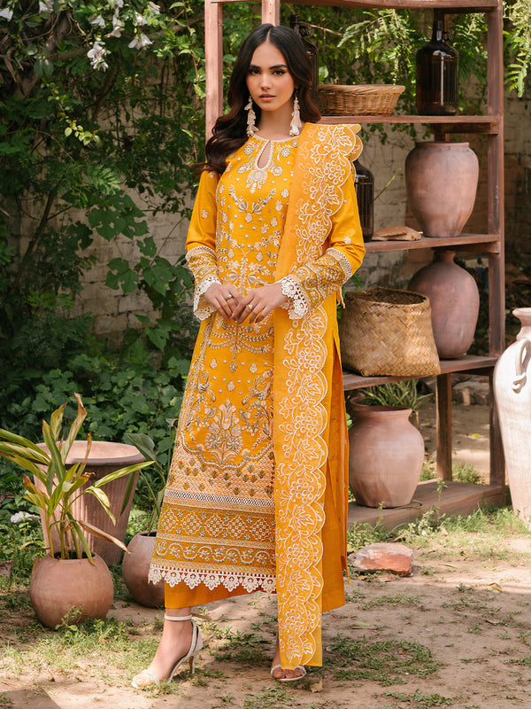 Mahnur | Masakali Luxury Lawn 24 | MK 06 - A - Hoorain Designer Wear - Pakistani Ladies Branded Stitched Clothes in United Kingdom, United states, CA and Australia