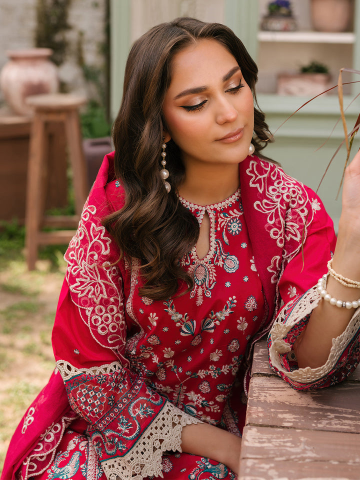 Mahnur | Masakali Luxury Lawn 24 | MK 06 - B - Hoorain Designer Wear - Pakistani Ladies Branded Stitched Clothes in United Kingdom, United states, CA and Australia