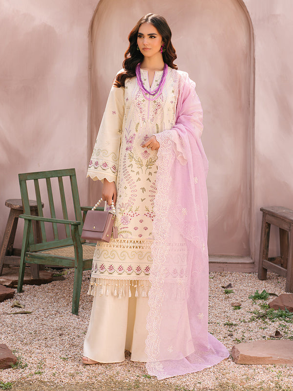 Mahnur | Masakali Luxury Lawn 24 | MK 01 - B - Hoorain Designer Wear - Pakistani Ladies Branded Stitched Clothes in United Kingdom, United states, CA and Australia