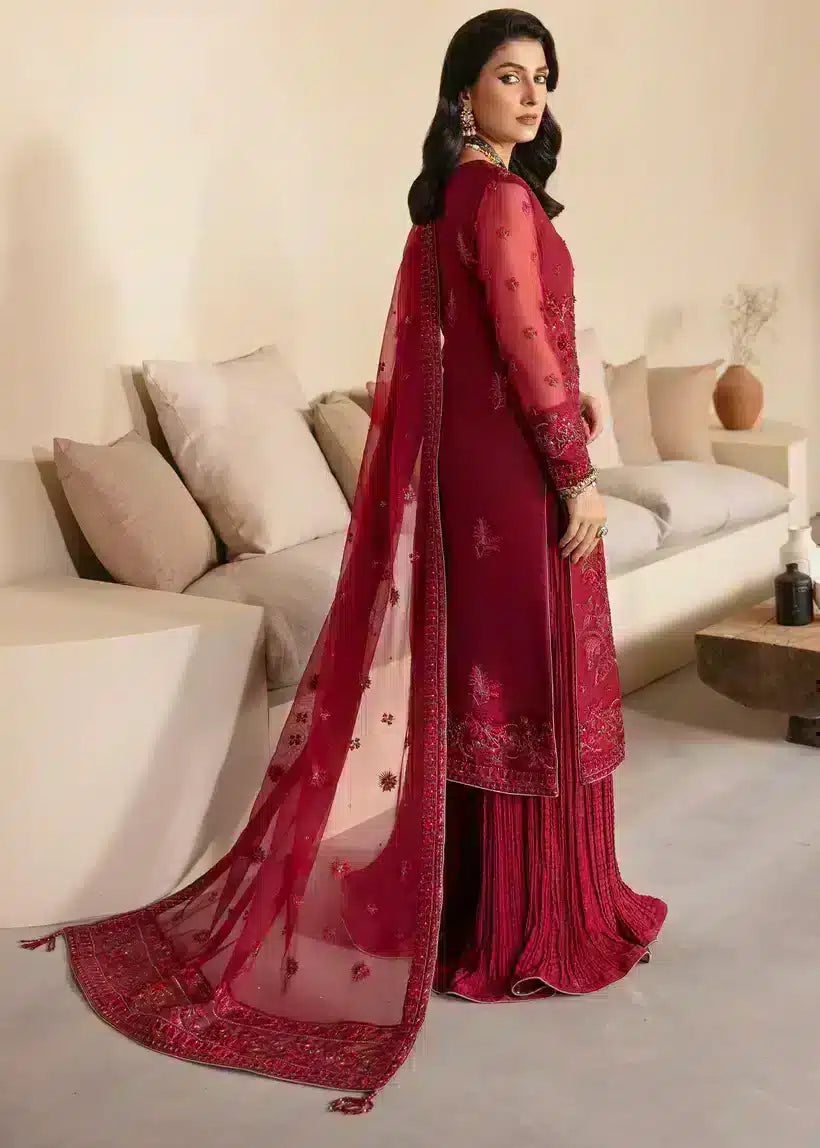 Mahum Asad | Lamhay Wedding Formals 23 | Laal - Pakistani Clothes for women, in United Kingdom and United States