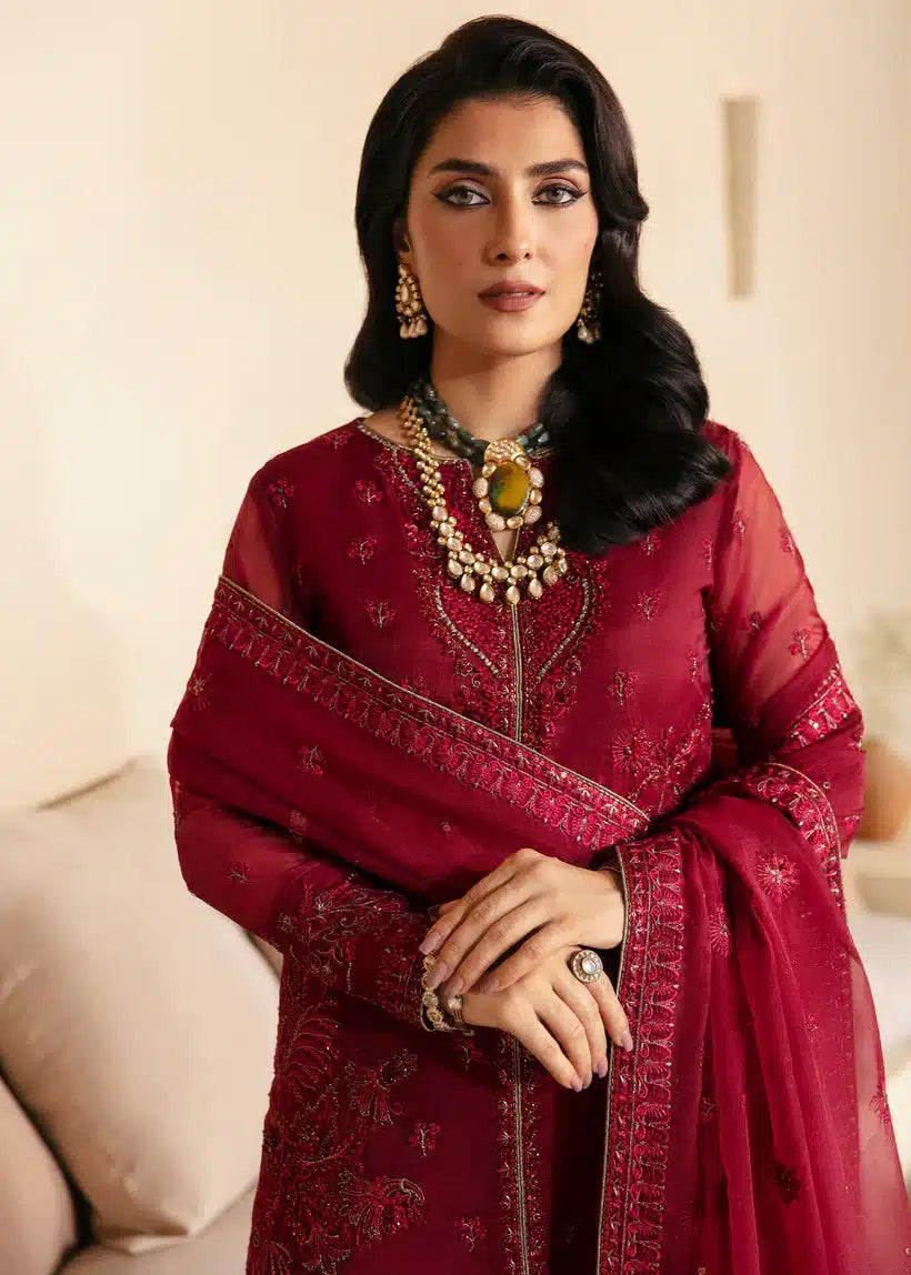 Mahum Asad | Lamhay Wedding Formals 23 | Laal - Pakistani Clothes for women, in United Kingdom and United States