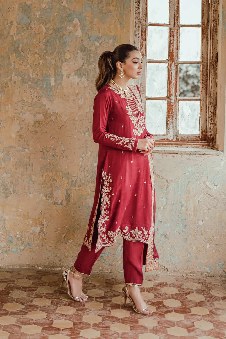 Azure | Embroidered Formals | Majestic Rouge - Pakistani Clothes for women, in United Kingdom and United States