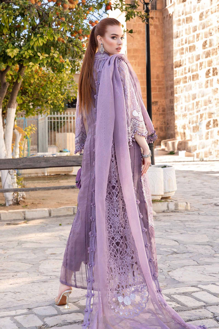 Maria B | Voyage a' Luxe Lawn | D-2401-A - Hoorain Designer Wear - Pakistani Ladies Branded Stitched Clothes in United Kingdom, United states, CA and Australia
