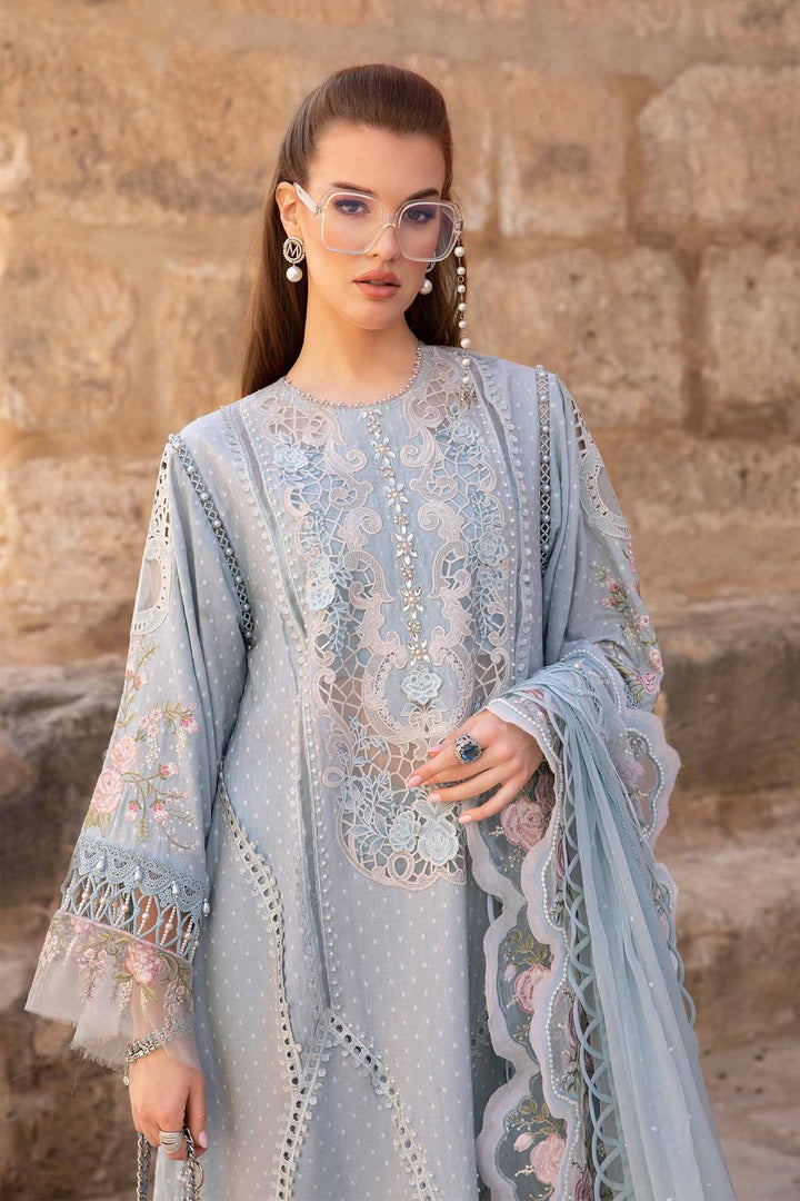 Maria B | Voyage a' Luxe Lawn | D-2410-B - Pakistani Clothes for women, in United Kingdom and United States