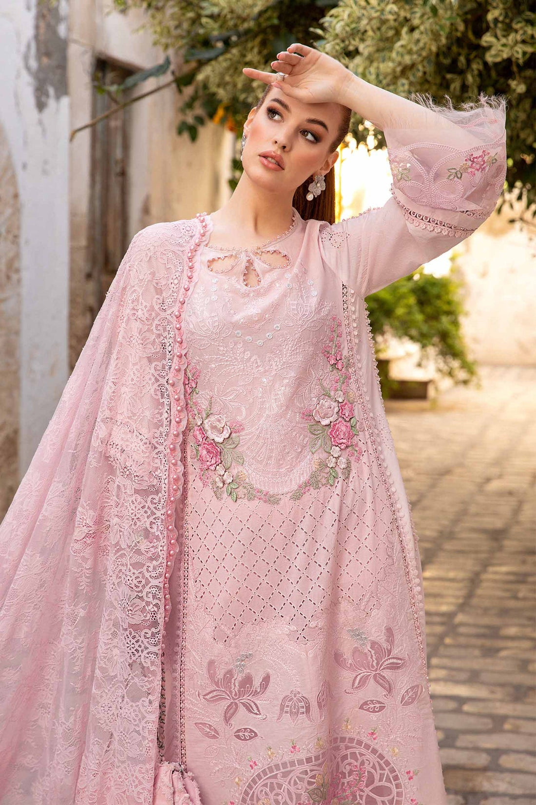 Maria B | Voyage a' Luxe Lawn | D-2411-A - Pakistani Clothes for women, in United Kingdom and United States